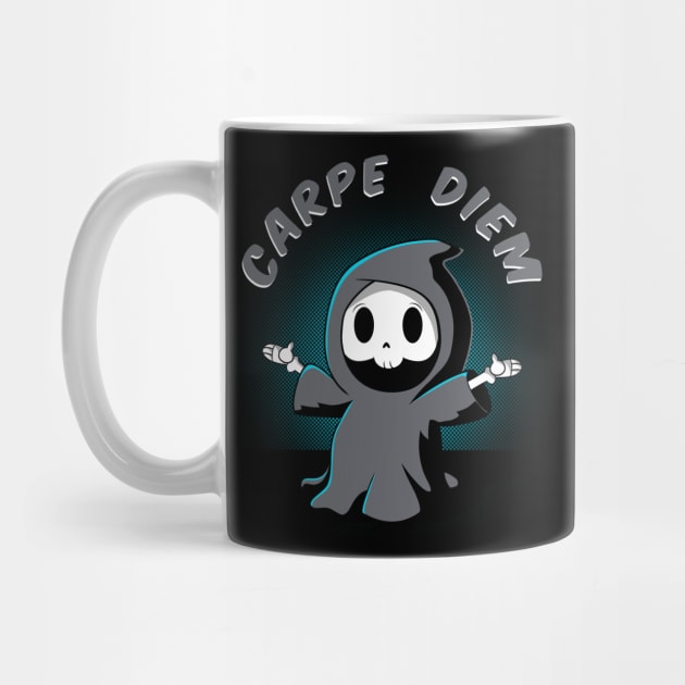 Carpe Die / Funny Grim Reaper Design by leepianti